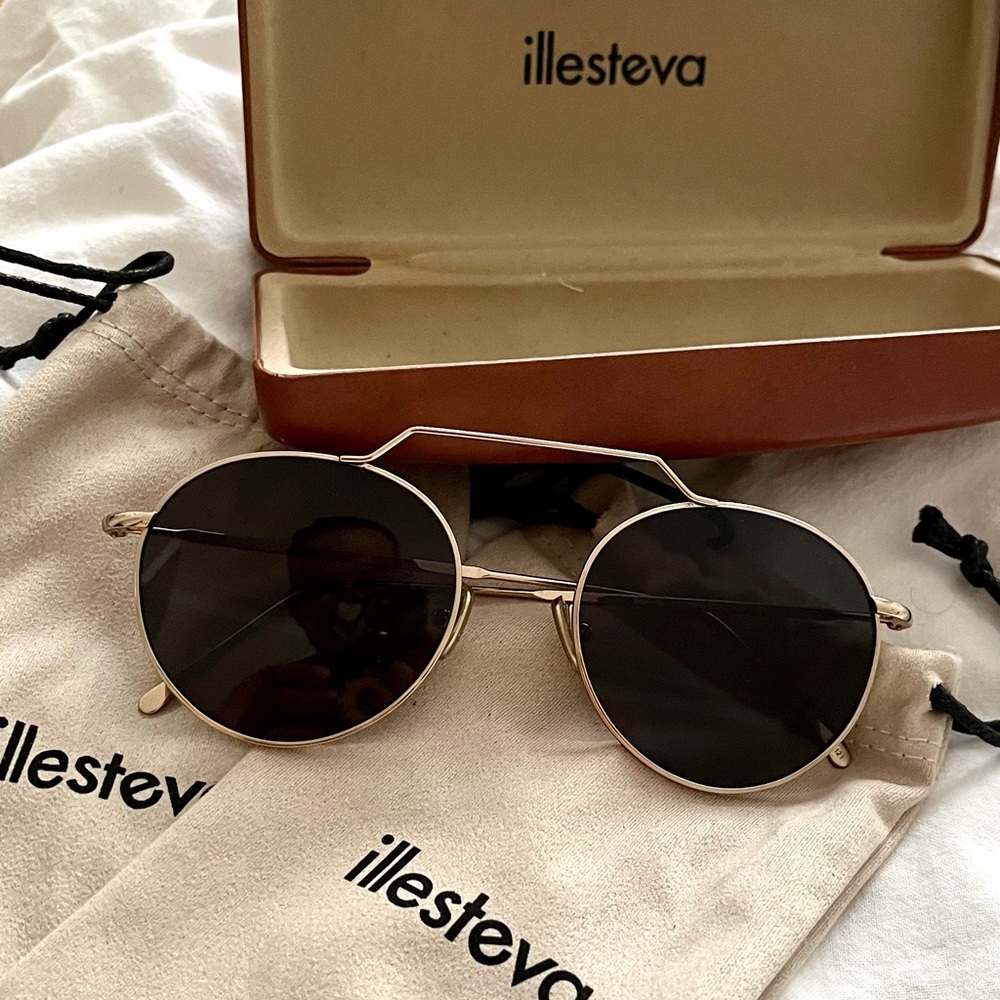 IIlesteva Wynwood II Gold Sunglasses